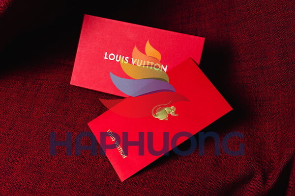 Bao lì xì Louis Vuitton đơn giản
