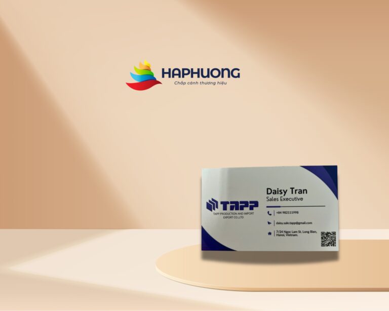 In danh thiếp đẹp đến ngay Hà Phương