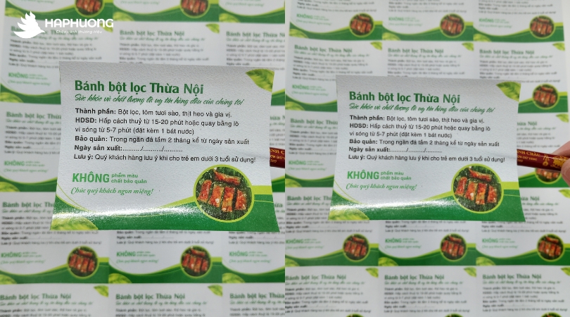 Dịch vụ in tem nhãn