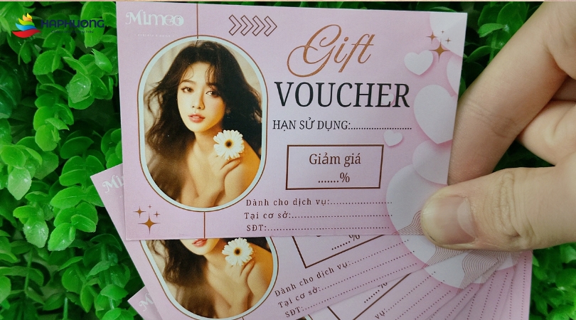 Thiết và và in voucher giá rẻ