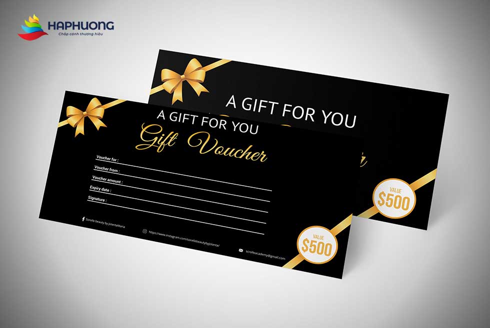 In Phiếu Quà Tặng Phổ Thông: Bí Quyết Tăng Doanh Số 2025