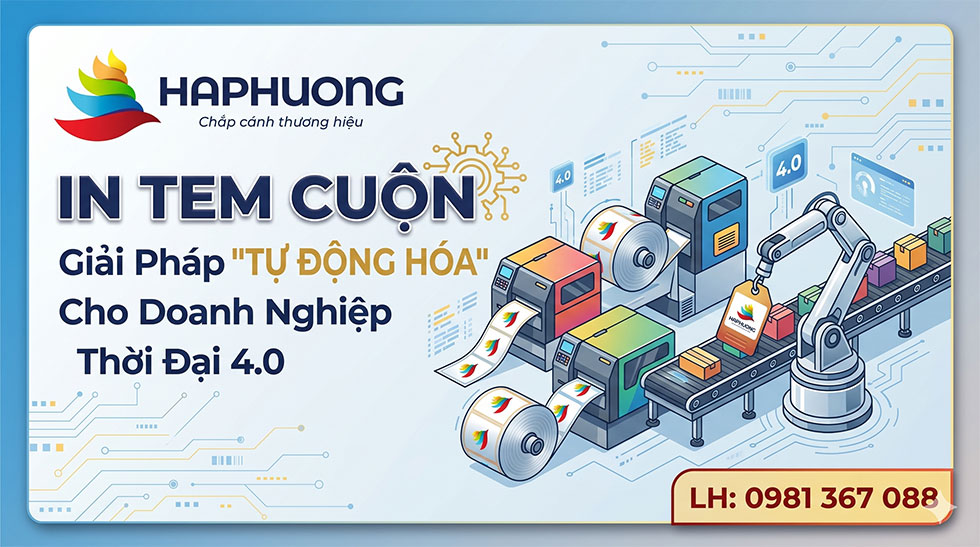 In Tem Cuộn: Giải Pháp "Tự Động Hóa" Cho Doanh Nghiệp Thời Đại 4.0