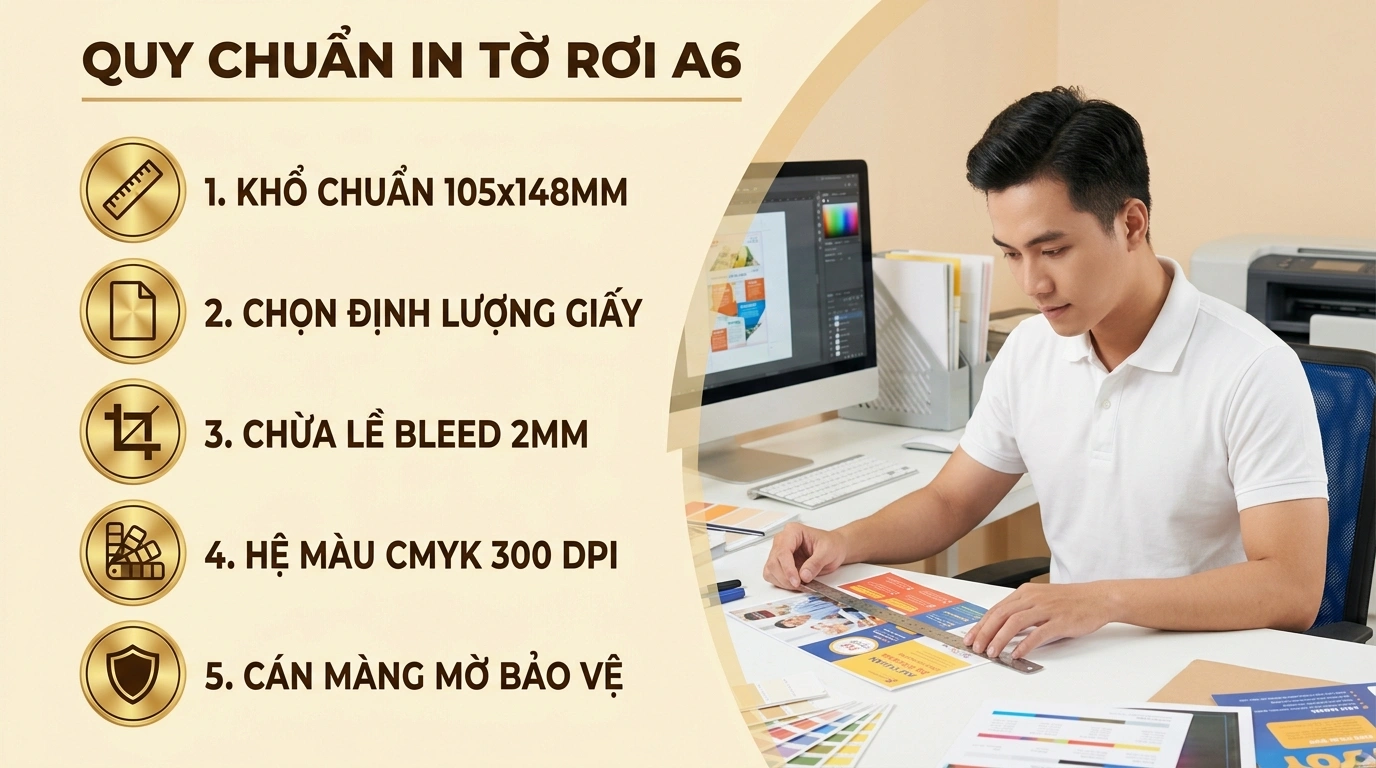 Bảng so sánh các trường hợp nên và không nên chọn in tờ rơi kích thước A6