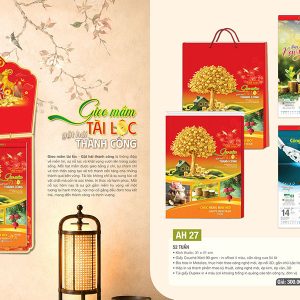 Quy Cách Lịch Bloc 52 Tuần Có Thể Tùy Chỉnh