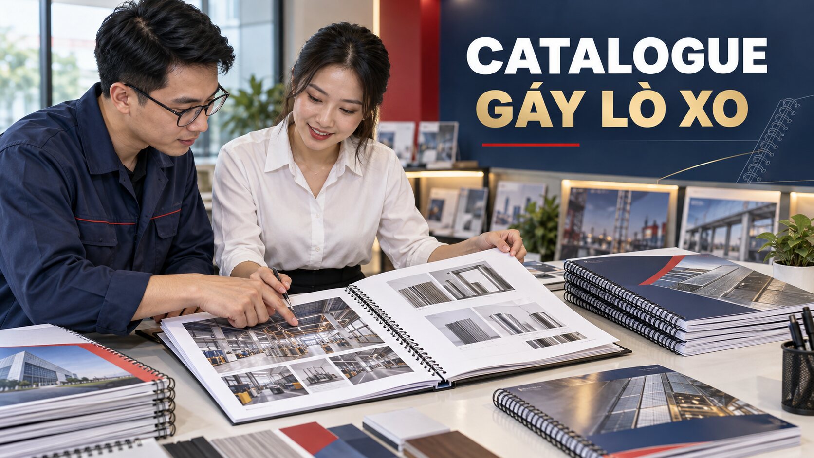 catalogue đóng gáy lò xo