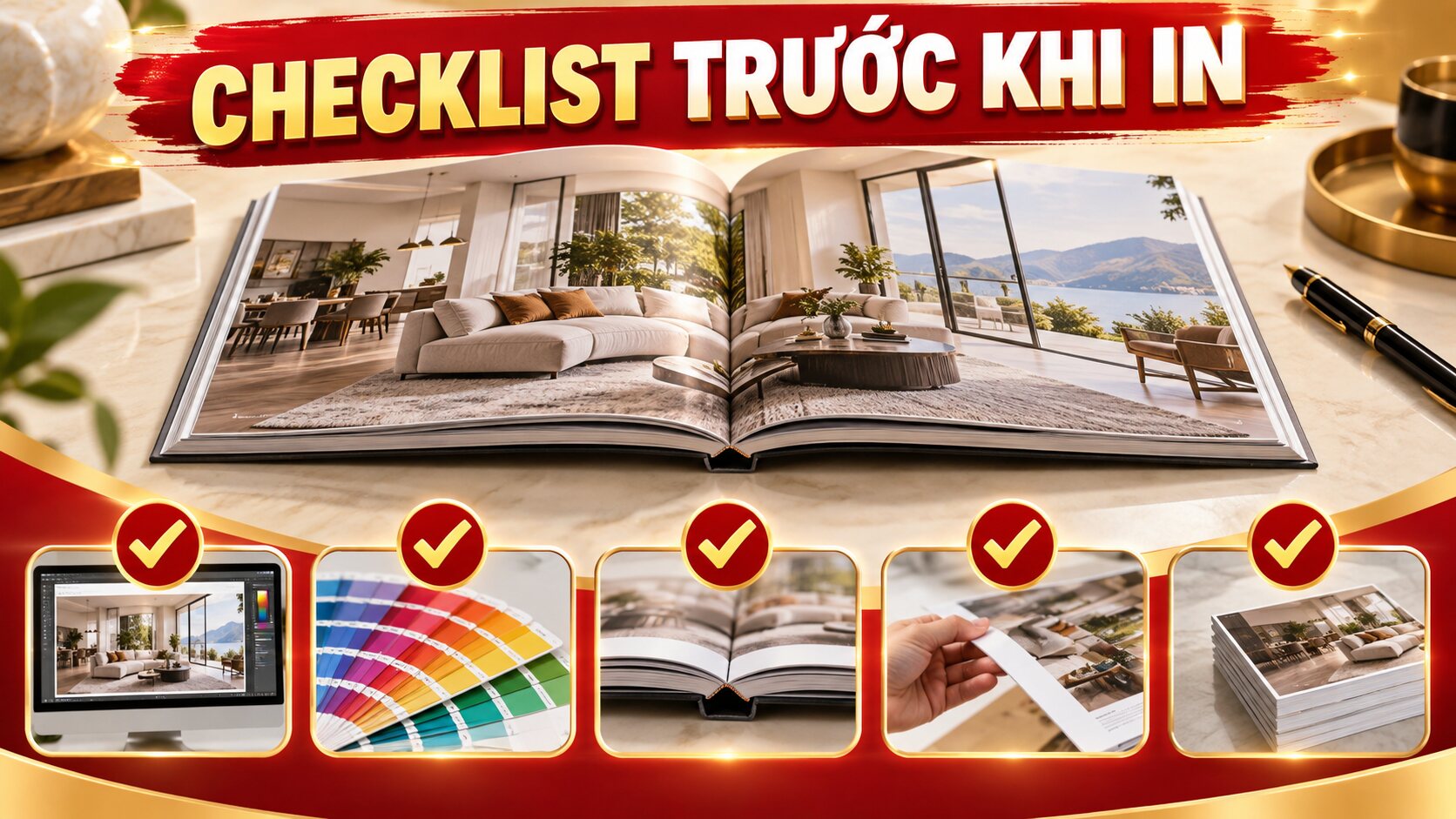 Ba bước triển khai catalogue mở phẳng layflat