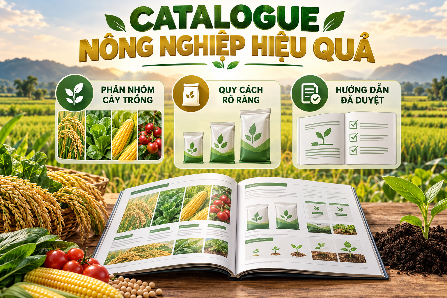 Các phương án kiểm soát in catalogue nông nghiệp và phân bón