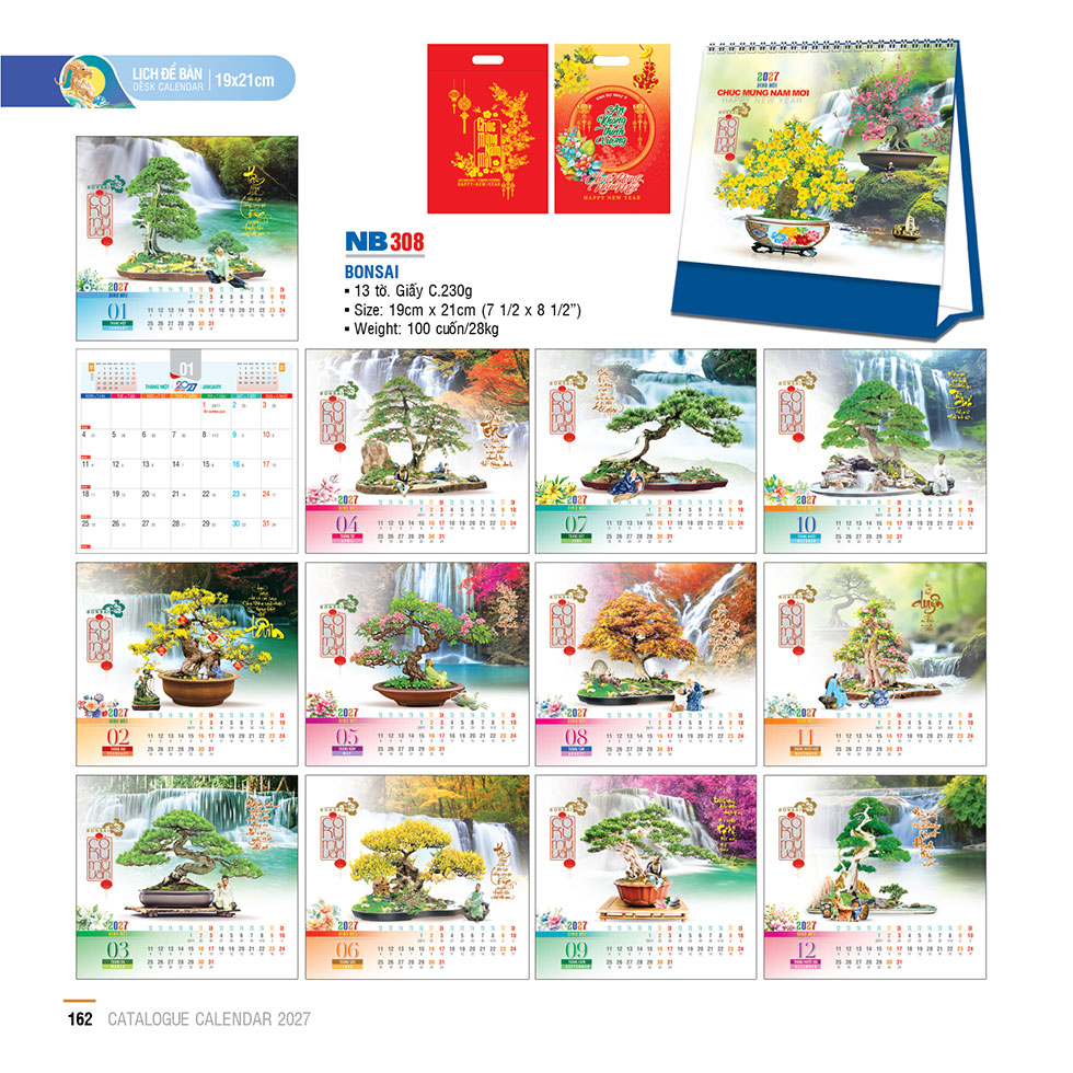 Lịch Bàn 2027 | In Lịch Để Bàn Theo Yêu Cầu Giá Tốt