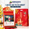 Ảnh đại diện Lịch 52 tuần 2027 AD01 – Việt Nam những sắc màu cuộc sống, bloc 30 × 40 cm