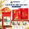 Ảnh đại diện Lịch bloc siêu đại 2027 AD01 – thư pháp, ruột 20 × 30 cm kèm hộp túi
